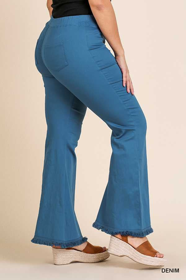 SALE!! BT-E (You Go Girl) Blue Flare Leg Jeggings  PLUS SIZE XL 1X 2X