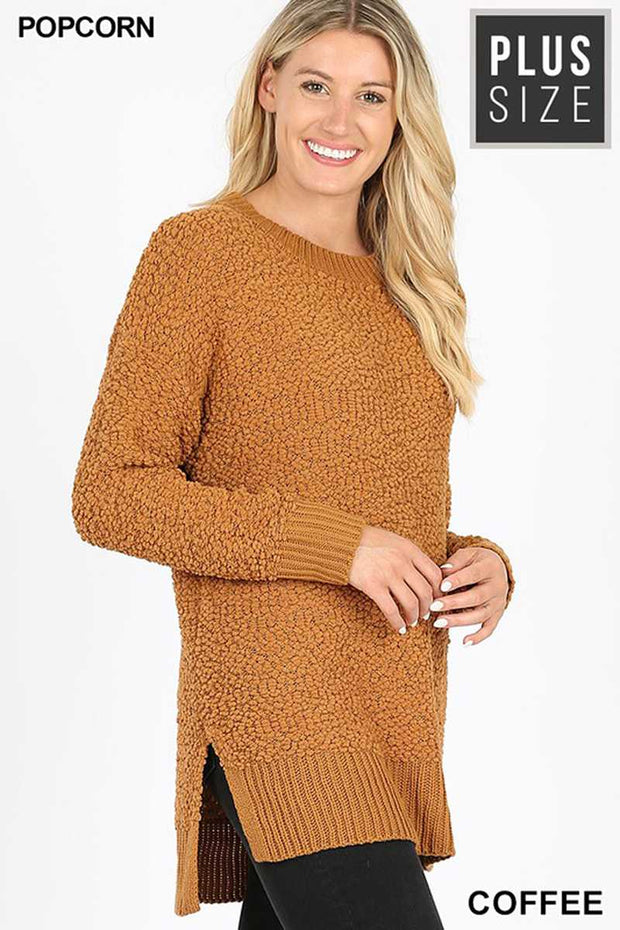 SALE! SLS-C {Simple Solution} Coffee Popcorn Sweater