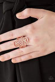 PAPARAZZI (454) {Regal Regalia} Copper Ring