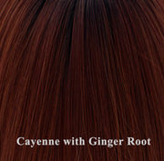 SALE!! "Americana" (Cayenne with Ginger Root) BELLE TRESS Luxury Wig