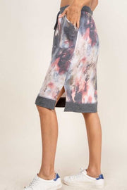 SALE!! BT-I {That's Life} Charcoal Mauve Tie Dye Skirt PLUS SIZE XL 2X 3X