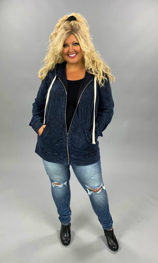 SALE!! OT-G {Worth The Wait} Sapphire Blue Mineral Wash  PLUS SIZE 1X 2X 3X