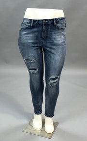 SALE!! BT-A {Trouble} YMI Light Destressed Denim Jeans PLUS SIZE 18