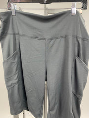 SALE!! Leg-82 {Smooth Rider} Charcoal Biker Short W/Pockets