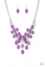 PAPARAZZI (122) {Serene Gleam} Necklace & Earrings