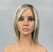 SALE!! Cold Brew Chic" (Rootbeer Float Blonde) HAND-TIED BELLE TRESS  Luxury Wig