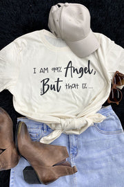 SALE!! 81 GT {99% Angel} Cream Graphic Tee PLUS SIZE 3X