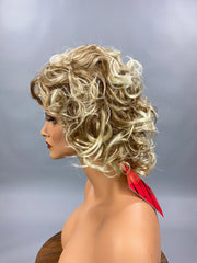 {Madison} Blonde Blend Short Spiral Curl Wig