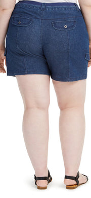 SALE!! BT-R  M-109 {Style & Co} Chambray Shorts PLUS SIZE 16W  24W