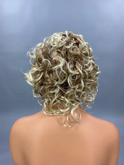 {Madison} Blonde Blend Short Spiral Curl Wig