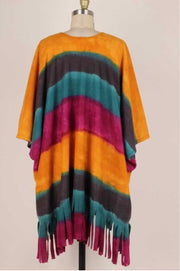 SALE!! 63 OT-B {Painting Rainbows} Magenta Striped Cardigan PLUS SIZE 1X/2X  2X/3X