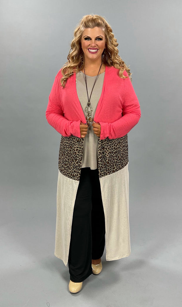 72 OT-B {Inspired Sweet Camo}  UMGEE Contrast Cardigan Plus Size XL 1XL 2XL