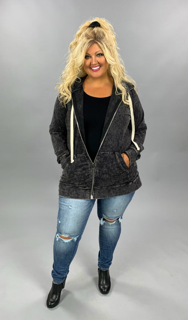 SALE!! OT-G {Worth The Wait} Charcoal Grey Mineral Wash  PLUS SIZE 1X 2X 3X