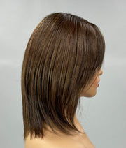 SALE!! Cold Brew Chic" (Chocolate with Caramel) HAND-TIED BELLE TRESS Luxury Wig