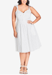 SALE!! SV-A/M-109 "City Chic" Cotton Lace Dress Retail $99.00!!  PLUS SIZE 14W  16W 18W  20W  22W  24W