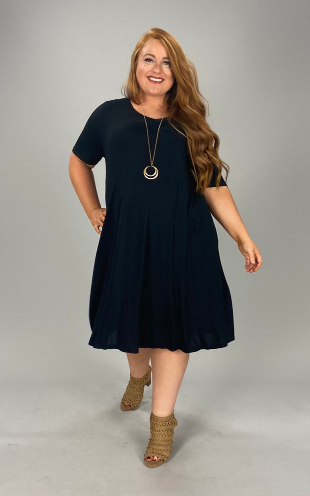 SALE!! 69 SSS-A {Lovely Tonight} Black V-Neck Dress PLUS SIZE 1X 2X 3X