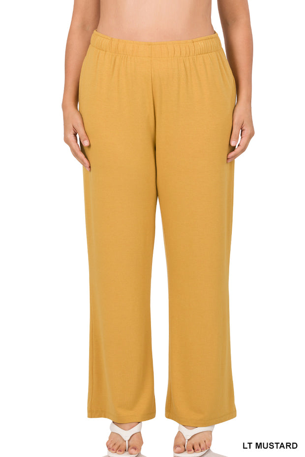 SALE! BT-P {Lovely View} Mustard Drawstring Lounge Pants