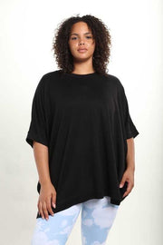 SALE!! 18 SSS-Z {Free Forever} Black Oversized Top PLUS SIZE 1X/2X  2X/3X