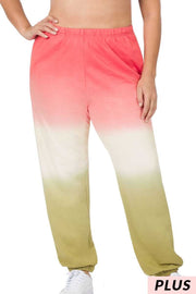 SALE!! BT-99 {My Personal Best} Desert Rose/Olive Dip-Dye Joggers