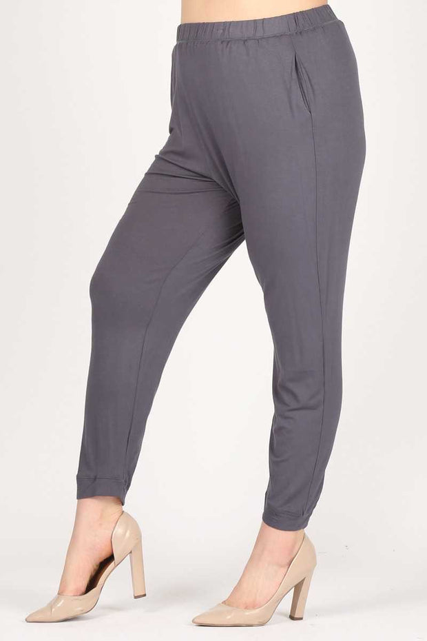 SALE!! LEG-R {Forward Motion} Charcoal Joggers w/Pockets PLUS SIZE 1X 2X 3X