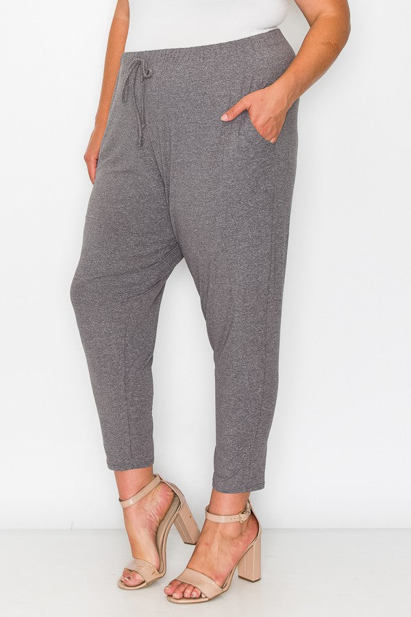 SALE!! BT-X {Finding Common Ground} Grey Lounge Pants w/Pockets CURVY BRAND!!!  PLUS SIZE 3X 4X 5X 6X {May Size Down 1 Size}