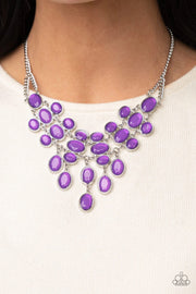 PAPARAZZI (122) {Serene Gleam} Necklace & Earrings