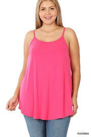 55 SV-H {Aim For Comfort} Hot Pink Tank PLUS SIZE XL 2X 3X