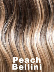 SALE!! "Maxwella 22" (Peach Bellini) BALAYAGE Belle Tress Luxury Wig