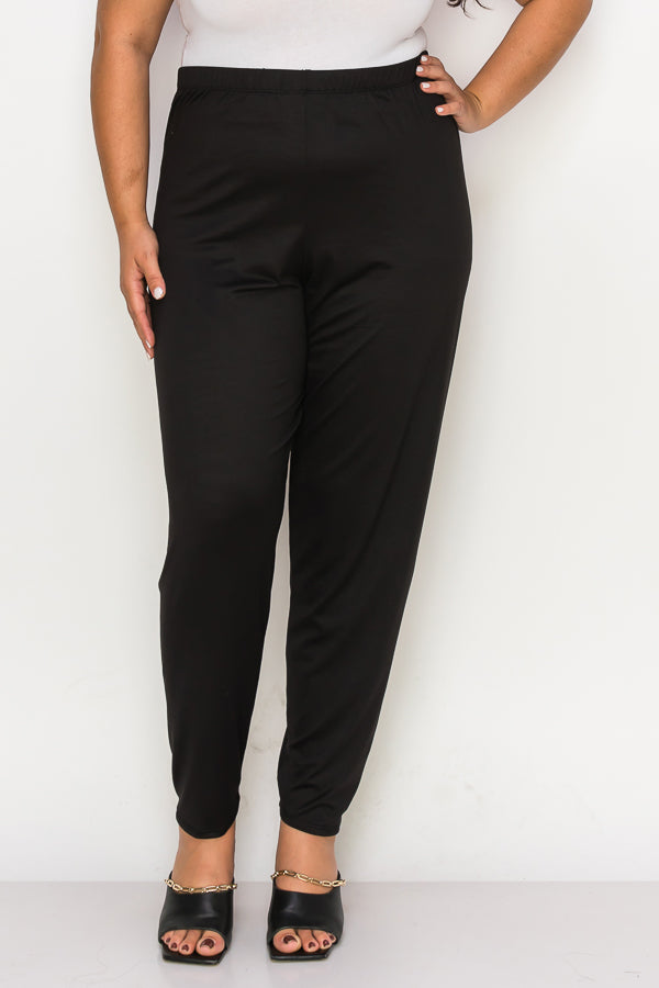 LEG-7 {A Big Day} Black Dress Pants w/Pockets PLUS SIZE 1X 2X 3X