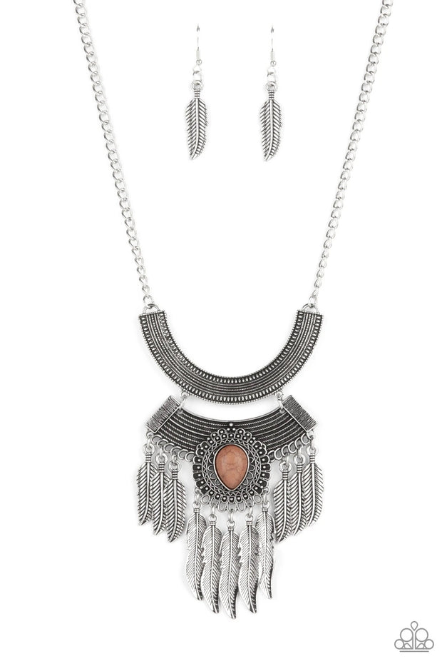 PAPARAZZI (486) {Desert Devotion} Necklace & Earrings