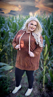 SALE!! HD-M {Bonfire Nights} Desert Mustard  Mineral Wash Hoodie