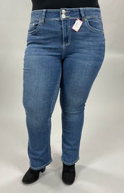 SALE!! BT-A {GEMMA RAE} Short Inseam Slim Boot Cut Jeans