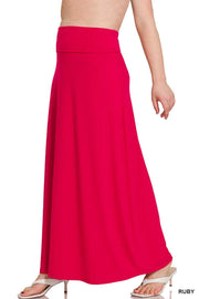 SALE!! BT-G {Cheer You On} Ruby Red Maxi Skirt  PLUS SIZE 1X 2X 3X