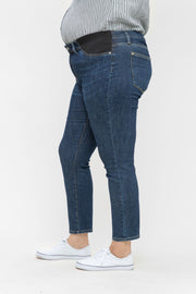 SALE!! BT-S {Part Of The Story} Judy blue Dk Blue Mid-Rise Mat. Slim Fit Jeans  PLUS SIZE 16 18 20 22