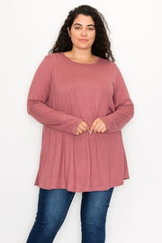 SALE!! 50 SLS-G {The New Staple} Mauve "Buttersoft" Top EXTENDED PLUS SIZE 4X 5X 6X