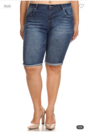 SALE!! BT-X {Carefree & Casual} Denim Blue Bermuda Shorts