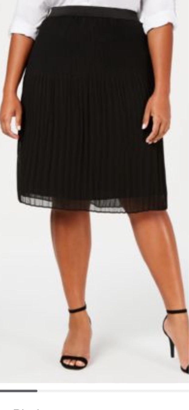 SALE!! BT-R M-109 {INC} Black Pleated Mini Skirt Retail $79.50 PLUS SIZE 2X 3X