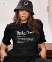 SALE!! 52 GT {Blacknificent} Black Graphic Tee PLUS SIZE 1X 2X 3X