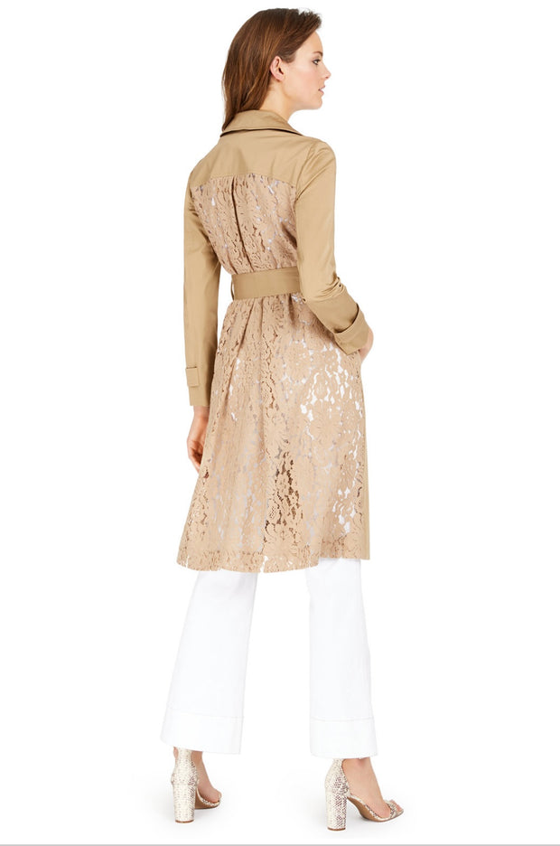 SALE!! OT-A  M-109 {INC} Lace Back Trench Coat Retail $159.50!