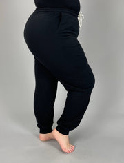 SALE!! LEG-M {Run After Me} Black Jogging Pants PLUS SIZE 1X 2X 3X