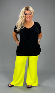 95 SSS-E {The Best Of The Best} Black V-Neck Top PLUS SIZE 1X 2X 3X