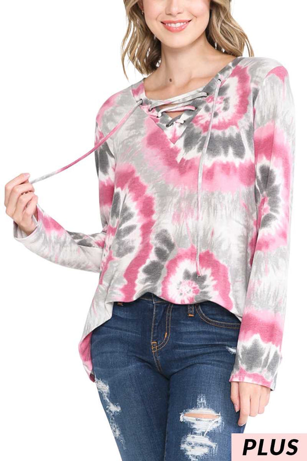 SALE! 39 PLS-F {A Total Doll} Tie Dye Hoodie PLUS SIZE XL 2X 3X