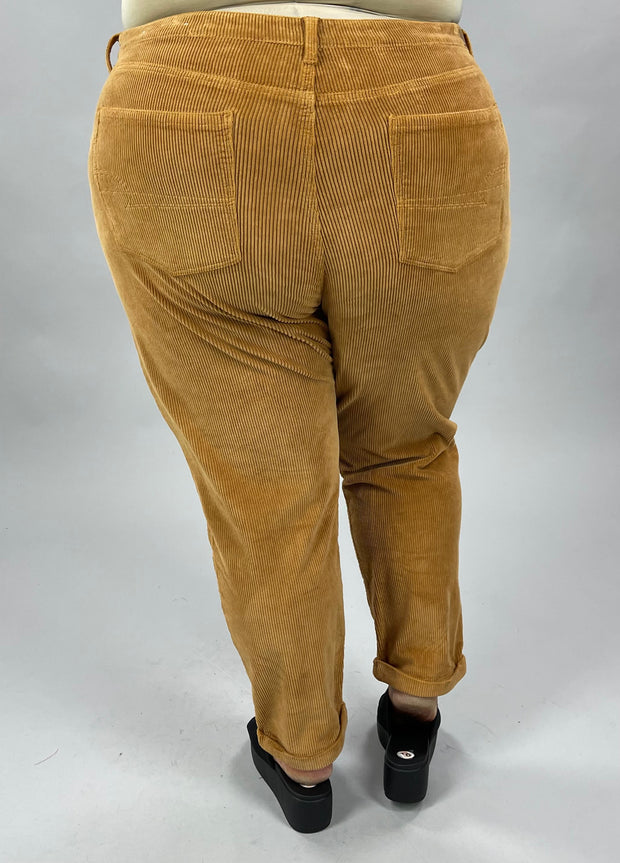 BT-A {Desert Sky} Camel Corduroy Pants PLUS SIZE 24