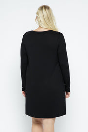 26 SD {Just For Now} VOCAL Black Studded Dress PLUS SIZE XL 2X 3X