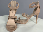 SALE!! Shoes {Make Your Own Way} Taupe Multi Strap Heels