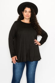 SALE!! 50 SLS-A {The New Staple} Black "Buttersoft" Top  PLUS SIZE 1X 2X 3X 4X 5X 6X