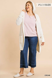 20 OT-X {Glow & Warmth} Cream Umgee Cardigan PLUS SIZE XL 1X 2X