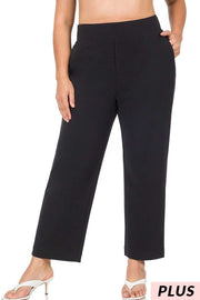 SALE!! BT-99 {Superior Staple} Black Pants w/Pockets  PLUS SIZE 1X 2X 3X