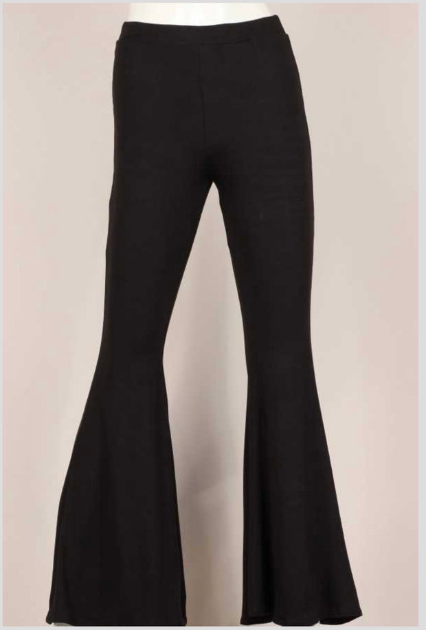 SALE!! BT-A {Happiness Arrives} Black Bell Bottom Pants