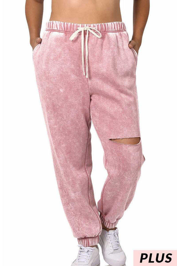 SALE!! BT-K {Chill Tone} Ash Rose Jogging Pants PLUS SIZE 1X 2X 3X